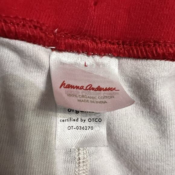 Hanna Andersson Christmas, Holiday Plaid Pajamas Organic Cotton 2 Piece Set L - Picture 8 of 8